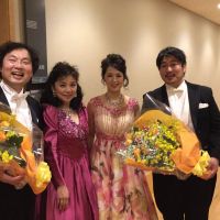 すみだトリフォニーホールで新都民交響楽団の第九。共演の菊地美奈さん、高橋淳さん、寺田功治さんと。