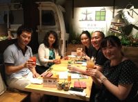 6～8年前に東京音大の菅門下で学ばれていた仲良し四人組からお誘いがあり、五人で中目黒の野菜料理のお店「野菜畑 土田」に。フレッシュな野菜をたくさん使った創作料理を頂きつつ、皆さんから面白い話をたくさん聞かせて頂きましたが、お話の内容は誠に残念ながらここには書けません。