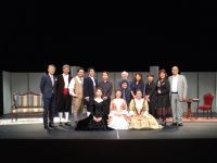 今日は東京音大池袋キャンパスの100周年記念ホールで、大学院オペラの本番でした。演目はD.チマローザ作曲の「秘密の結婚」、演出は粟国淳先生。台風直後のため開演時刻を4時間遅らせて18時のスタート。昨日予定していたゲネプロは台風のため中止で、いきなり広いホールで本番という、私も体験したことのない試練に臨んだ大学院生の皆さんですが、大きな失敗もなく健闘してくれました。今後に活きる貴重な体験になったことと思います。