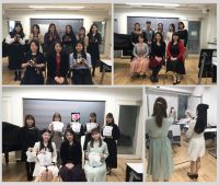 東京音大　菅有実子門下試演会緊急事態宣言が出ている中、密を避けるため1/23、26、27と３日間に分けて、なんとか門下試演会を開催できました。例年のような外部の音楽ホールは使えず、学内の教室。更衣室は感染リスクが高く使用出来ないため、ドレスは着ずに普段着。マスクを着用し、遮蔽板を介しての演奏となりましたが、なかなか人前で演奏する機会がない今の環境下で、皆さん本試験に向けて良いウォーミングアップができたことと思います。コロナ禍の中ですが、これからも出来ることを粛々と進めて行きたいと思います。